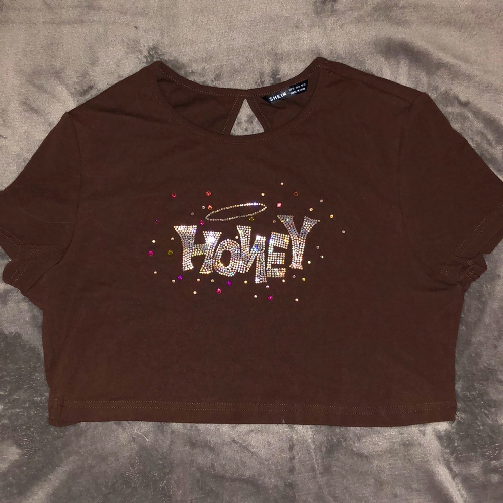 shein, brown, XL, never worn